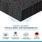 Preview: 3mm Terrassenpad - 200 x 200 mm Terrassenpads, Gummigranulat-Pads, Terrassenbau